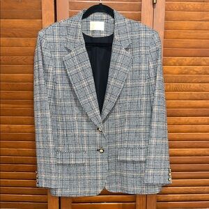 Beautiful Pendleton Black and Gray Wool Blazer